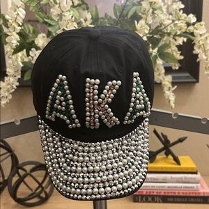Alpha Kappa Alpha Beaded Cap
